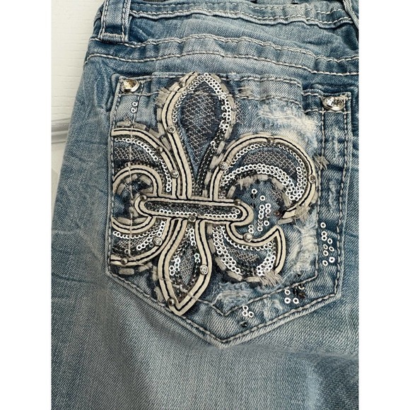 MISS ME Standard Crop Jeans 28 - Picture 6 of 14